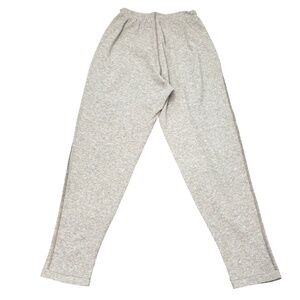 VINTAGE FITIGUES BEIGE/ HEATHER OATMEAL WAFFLE KNIT TAPERED LEG LEGGINGS PANTS